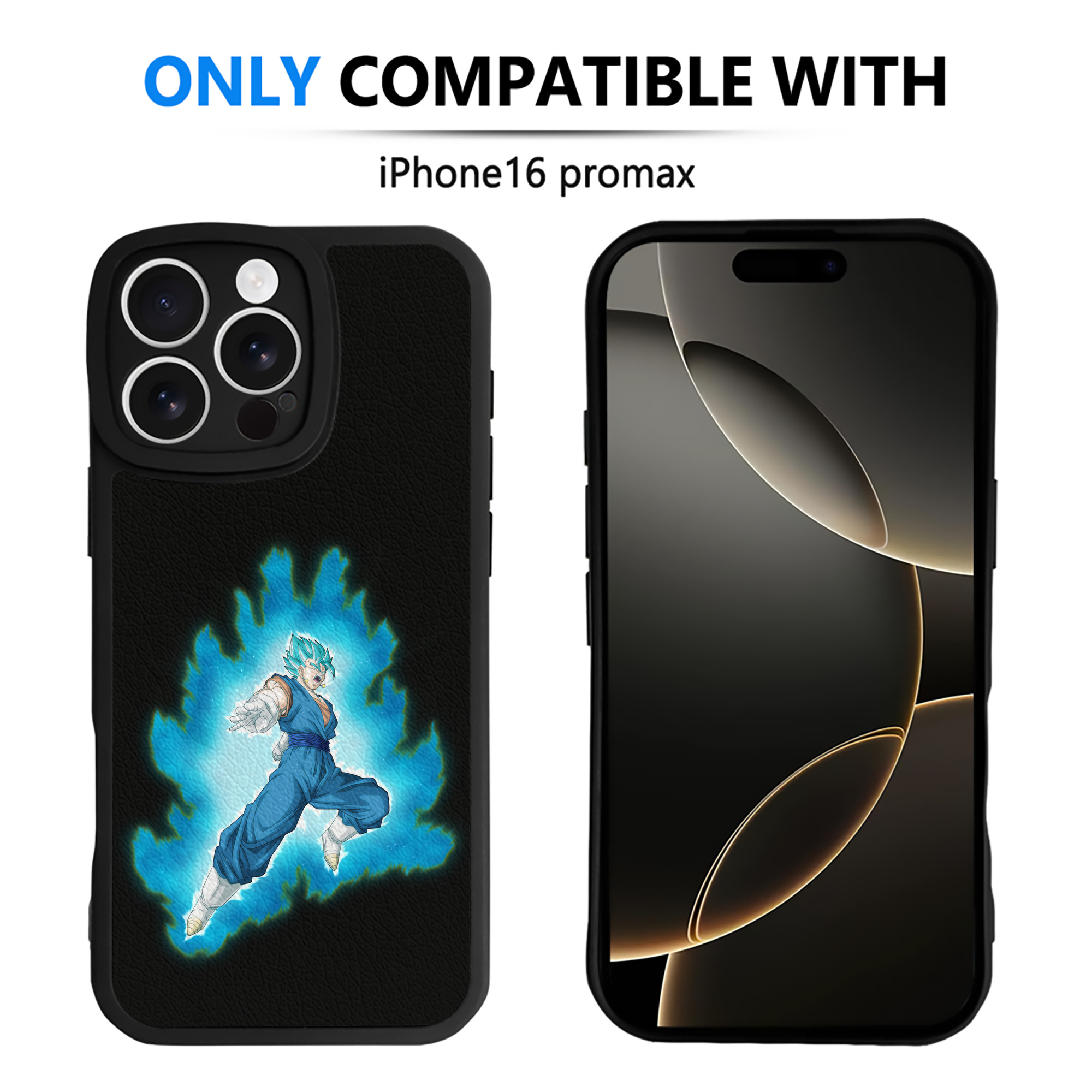 （画像用） ドラゴンボール ベジット DRAGON BALL Vegetto 【iPhone 16シリーズ対応】シリコンスマホケース（レザー調） 材質：シリコン